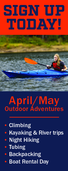 Sign Up Today for April & May Outdoor Adventures!