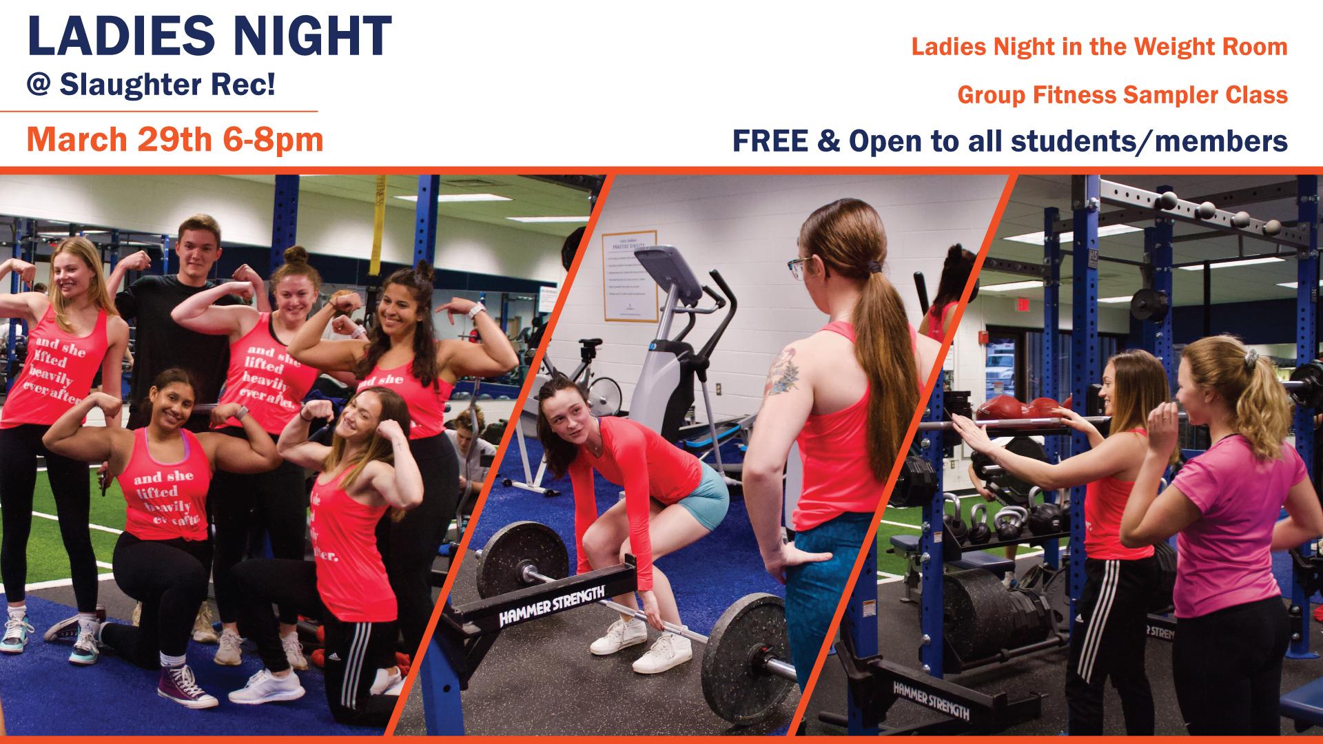 Ladies Night At Slaughter Rec | UVA Rec