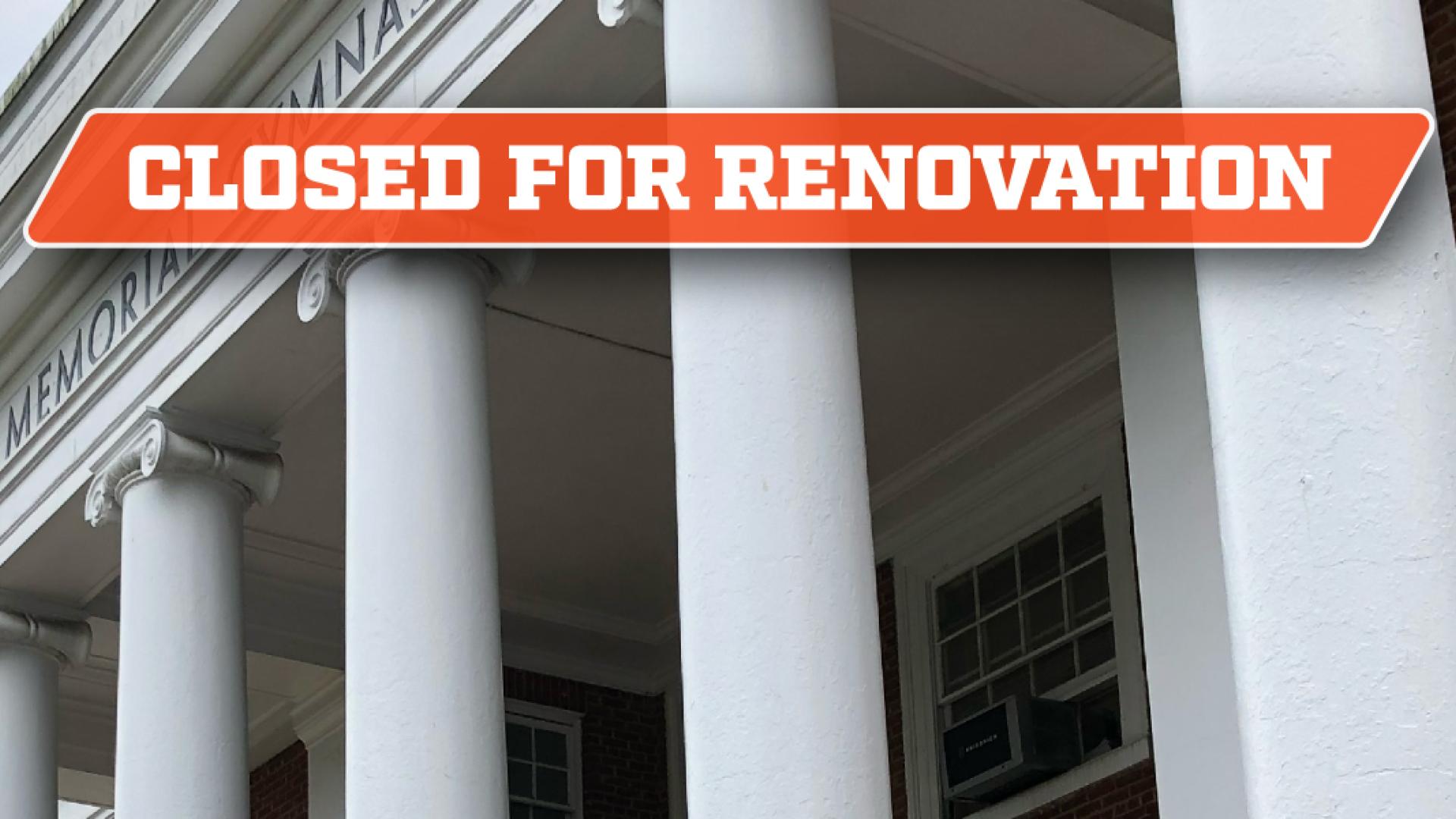 Mem closed for renovations